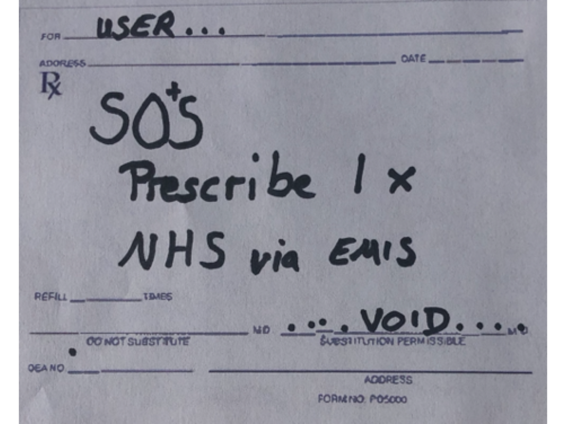 SOS Available On Prescription In The UK