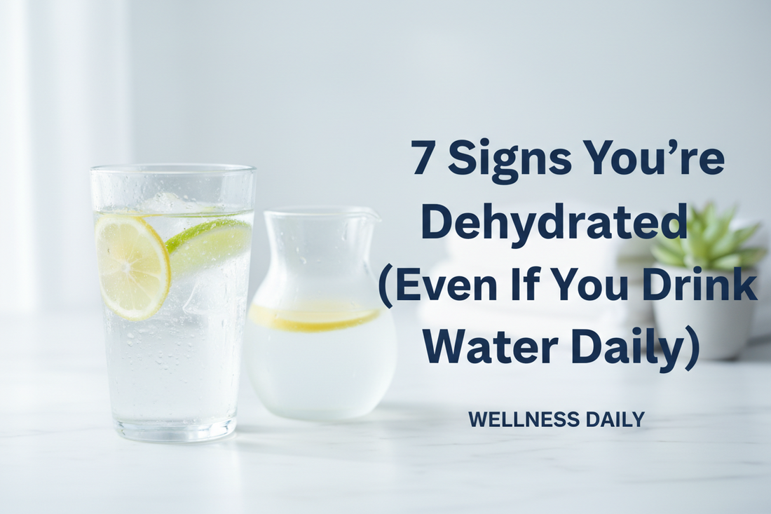 7 Signs You’re Dehydrated (Even If You Drink Water Daily)