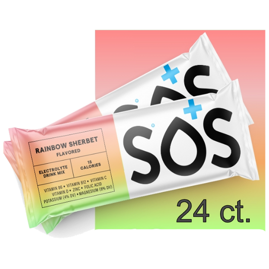 SOS Electrolyte Packet Bundle - Rainbow Sherbet 24-ct