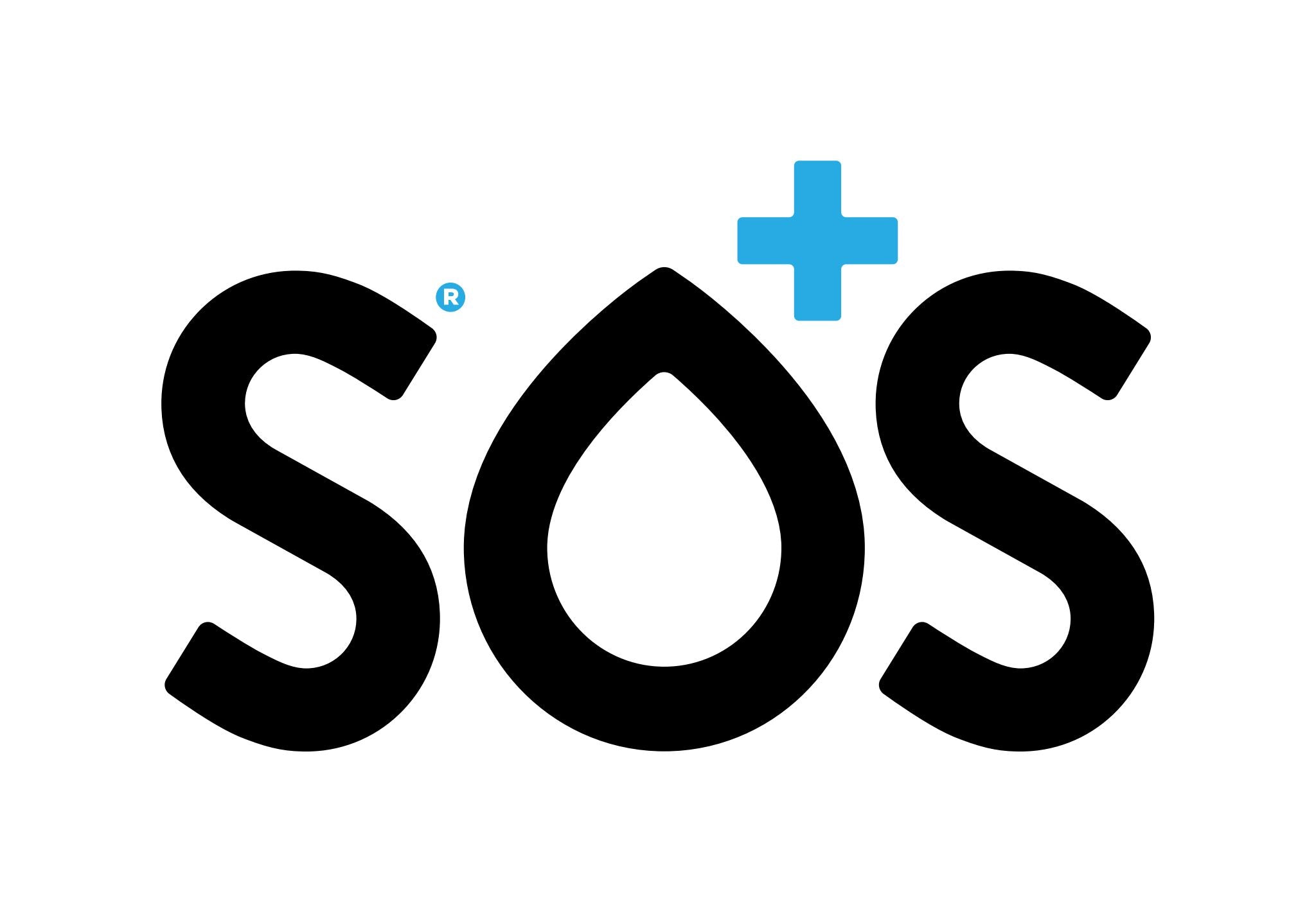Official SOS Daily Hydration brand logo