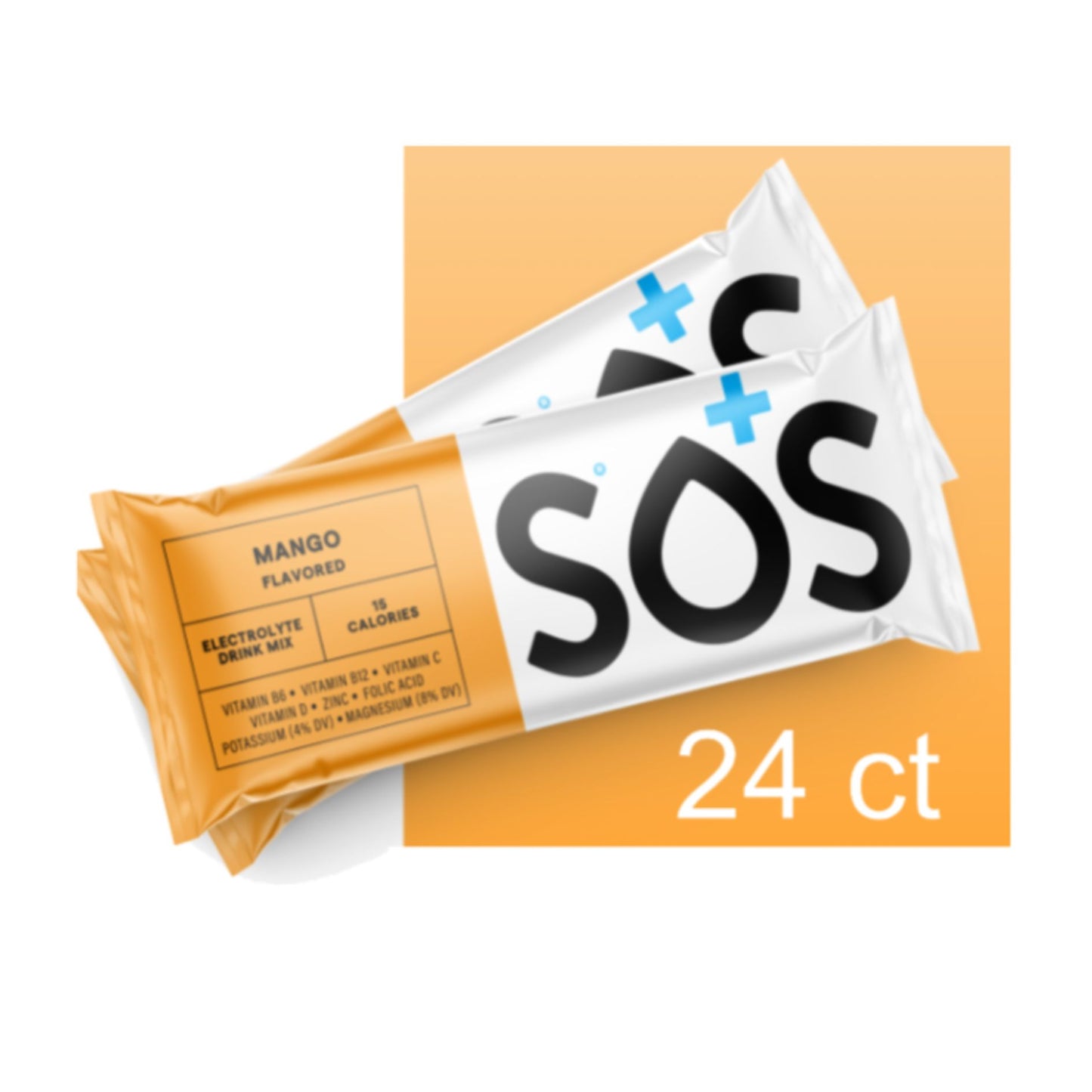 SOS Electrolyte Packet Bundle - Mango  24-ct