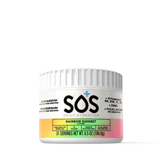 SOS Daily - Vitamin Enhanced Rainbow Sherbet 31 Serving Tub